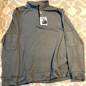 NWT Greg Norman Grey Men’s Performance Quarter  Zip
